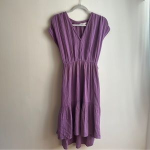 Xirena Cotton Guaze Maren Dress in Lavender Purple Medium